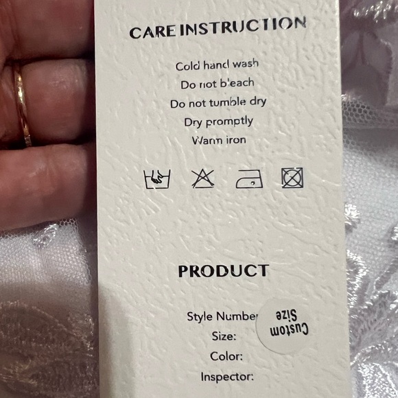 Custom BrideLulu Mermaid Wedding Dress WHITE - Picture 7 of 7